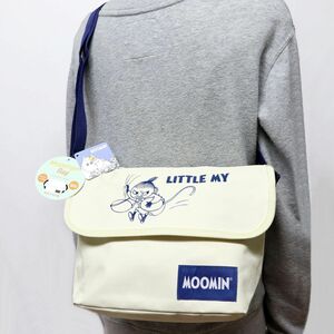 ★ムーミン MOOMIN リトルミイ 新品 便利 カジュアル メッセンジャーバッグ ショルダーバッグ BAG かばん 鞄[MOOMIN-OWT1N] 一 六★QWER★