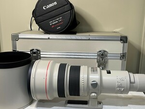 Canon LENS EF 600mm f/4 L ULTRASONIC USM キャノン 一眼レフカメラ用 レンズ フード/ハードケース付き
