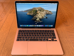 MacBook Air 13.3インチ Early2020 ゴールド/Core i5 1.1GHz/SSD256GB/メモリ8GB,バッテリー良好の美品,付属品揃ってます