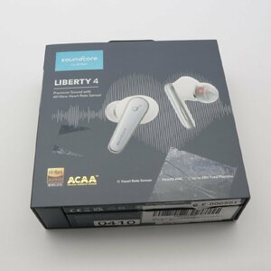 3141▲【ケースに傷有/訳有】Anker Soundcore Liberty 4 完全ワイヤレスイヤホン B0BB1VRL4Y ハイレゾ IPX4 クラウドホワイト【0410】