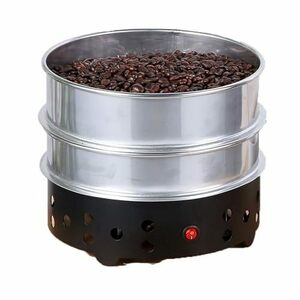 Bounabay コーヒー豆クーラー コーヒー焙煎冷却機 二重層 業務用 家庭用 豊かな風味 600g coffee cooler
