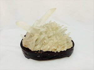 水晶 パワーストーン 飾り 天然石 置物 オブジェ 台座付