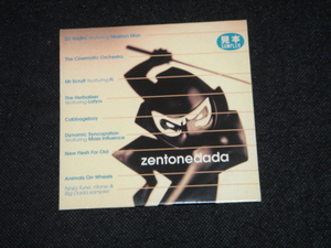 極美★廃盤CDプロモ盤■V.A. (Ninja Tune / ニンジャ・チューン)『Zentonedada』Ninjattacks■DJ Vadim Cabbageboy Herbaliser Mr Scruff