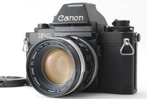 CANON キヤノン NEW F-1 ブラック AEモデル フィルムカメラ + FL 50mm F/1.4 レンズ (oku2432)