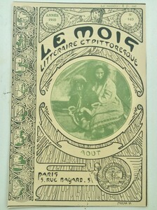 ミュシャ LeMois 1910年8月号の表紙 オリジナル石版画