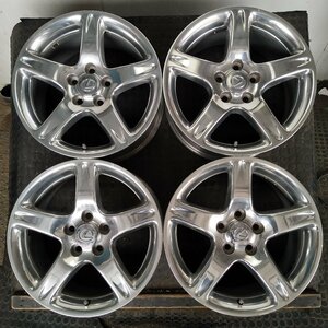 管理番号：A3-181【4本価格】【17x8J 5x114.3 ET+50 ハブ60】トヨタTOYOTA純正・アリスト160系等・店頭引取可能・適格請求書発行可能