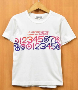 【AD2010年】 日本製 コム・デ・ギャルソン×ディエチコルソコモ コラボ 半袖Tシャツ グラデーションプリント レディースS(31125