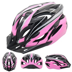 ヘルメット 自転車 超軽量 流線型 ロードバイク MTB サイクリング 大人 男女兼用 ヘルメット フリーサイズ ブラック ピンク 黒 桃 Y0485PK