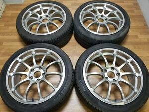 【希少】18インチ 8J +48 PCD112 ADVAN Racing RS-D アドバン 8K系 Audi アウディ A4 S4 4F系 A6 TT ベンツ VW ゴルフ BMW RS RZ TC GT RG