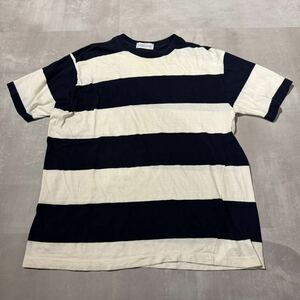 60s jantzen ボーダー　Tシャツ　XL ネイビー　白