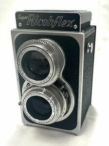 【中古品】(※動作未確認)スーパーリコーフレックス　Super Ricoh flex 二眼カメラ　8cm 1:3.5【送料別】FD1050