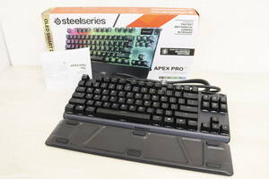 1000円～売り切り!! SteelSeries APEX PRO TKL KB-00012 ゲーミング キーボード PC 周辺機器 3I839