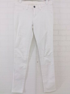 ◇ MOUSSY マウジー スキニー デニム パンツ サイズ1 ホワイト レディース P