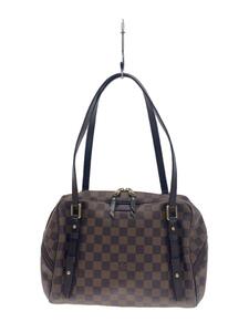 LOUIS VUITTON◆ダミエ リヴィトン GM/エベヌ/ショルダーバッグ/PVC/ブラウン/N41158