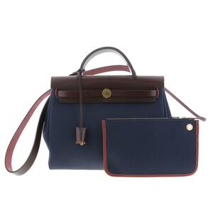 【水曜定休日・木曜発送】【極上品】【RI】HERMES エルメス バッグ ショルダーバッグ 068675CK Navy エールバッグジップPM 31 ルトゥルネ