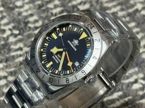 ADDIESDIVE Quartz Divers Watch 200M GMT 型番:AD2036