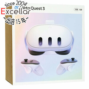 【中古】Meta オールインワンVRヘッドセット Quest 3 128GB 899-00591-01 美品 元箱あり [管理:1050023224]