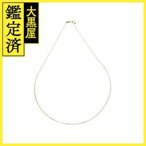 JEWELRY ノンブランド ジュエリー チェーン ネックレス K18 イエローゴールド 2.4g【473】