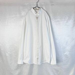 1990s Gianni Versace Wing-collor Dress Shirt ジャンニ ヴェルサーチ ウイングカラー ジャガード 総柄 ペイズリー シャツ ヴィンテージ