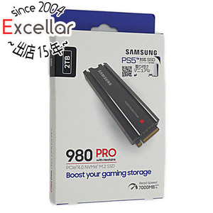 SAMSUNG製 SSD 980 PRO with Heatsink MZ-V8P2T0C/IT 2TB [管理:1000019548]