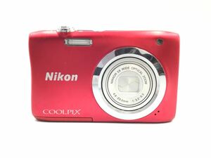 60607 【動作品】 Nikon ニコン COOLPIX A100 コンパクトデジタルカメラ バッテリー付属