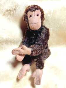 シュタイフ Jocko Chimpanzee チンパンジーのジョコ 猿 さる ビンテージ アンティーク STEIFF サル ぬいぐるみ 人形 チンパンジー ジョコ 