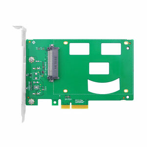 ■PCIe x4 to U.2 SFF-8639 4 Lane SATA SSD Adapter Card X16 GEN3 SA 2.5" NVMe PCIe
