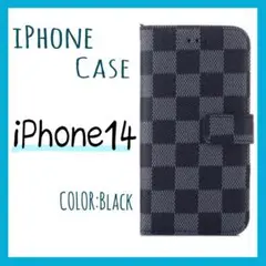 スマホケース アイフォンケース 黒 大容量 iPhone14 ケース 手帳型