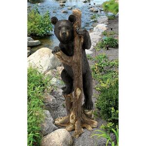 デザイン・トスカノ製 「バッシュフル・ベアー・クラブ」恥ずかしがり屋のクマさん 彫像 彫刻/ 庭園（輸入品）