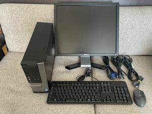 DELL デスクトップ パソコン Windows7 Professional 32ビット OPTIPLEX 3020 モニター　REV A00 キーボード KB212-B マウス comfort デル 