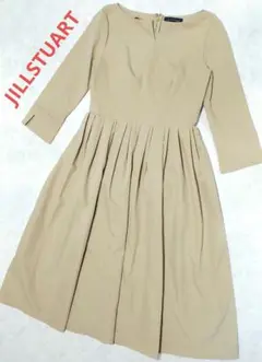 JILLSTUART　ワンピース　ベージュ　パーティードレス