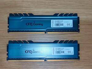 【中古】デスクトップ用メモリ DDR4 8GB 2枚（計16GB） W4U2666CX1-8G