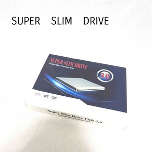 SUPER SLIM DRIVE DVD CDドライブ Slim 薄型DVDドライブケース 薄型アルミボディ Portable 外付ポータブルDVD (T-SM53)
