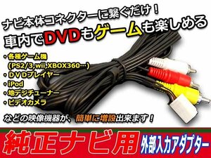 メール便送料無料 VTR 外部入力ケーブル レクサス SC430 UZZ40 VTRアダプター カーナビ メーカー純正ナビ 映像