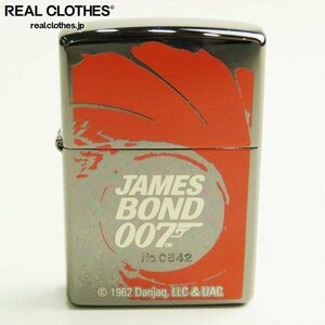 ZIPPO/ジッポー 007 JAMES BOND/ジェームス・ボンド キーホルダー付き 1999年製 /000