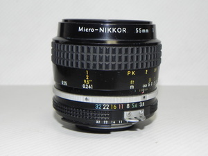 Nikon Micro-NIKKOR　ai 55mm F3.5 レンズ(中古品)