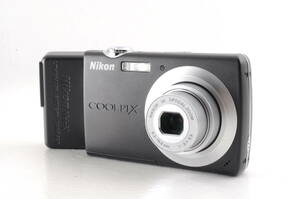 動作品 ニコン Nikon COOLPIX S203 クールピクス 黒 ブラック コンパクトデジタルカメラ 充電器付 管MM020