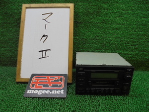 9FD2543 IB5)) トヨタ マーク GX100 前期型 グランデ 純正 CDカセットデッキ　　86120-2A300