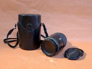 j037 MINOLTA LENS ZOOM 100-300㎜ 1:4.5(32)-5.6 Φ55 オートフォーカス ケース付き 動作未確認/60