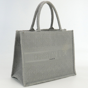 中古良品ディオールChristian Dior ブックトートバッグ ミディアム ジャガード ブランド ランク：A us-2 メンズ レディース