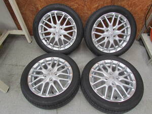 SZ-TJ④　165/55R15　15×4.5J＋45　4H-100　ハブ径約5.7cm　ホンダ　Nボックス純正ホイール　夏タイヤ溝約5～6mm