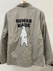 美品 HUMAN MADE ヒューマンメイド DRY ALLS POLAR BEAR COACH JACKET サイズ L