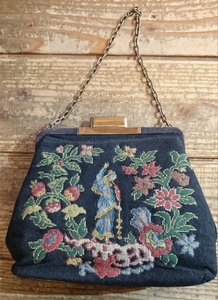 60s vintage hand bag ヴィンテージ がま口 ハンドバッグ