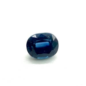 天然サファイア ルース 1.103ct ソーティング付き 約5.0×6.3×3.6mm コランダム 裸石 外し石 大粒 宝石 ジュエリー corundum sapphire