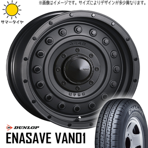 新品 ジムニーシエラ 215/70R15 15インチ ダンロップ エナセーブ VAN01 DEAN コロラド 6.0J -5 5/139.7 サマータイヤ ホイール 4本SET