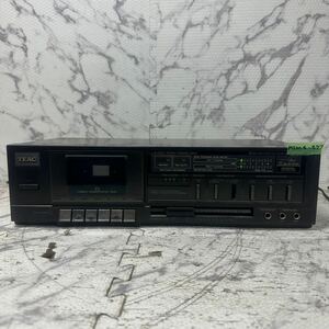 MYM4-477 激安 TEAC STEREO CASSETTE DECK V-455X カセットデッキ 通電OK 中古現状品 ※3回再出品で処分