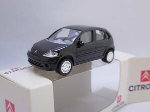 【シトロエン 純正？】1st C3 ミニカー ミニチュア カラーサンプル 1/64【NOREV】CITROEN ノレブ 送料￥410~ 黒