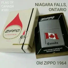 Old ZIPPO 1964 CAN #380/ FLAG OF CANADA