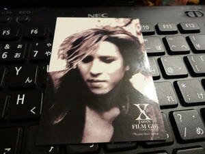 X JAPAN FILM GIG トレカ カード hide YOSHIKI Toshl TAIJI xjapan PATA HEATH