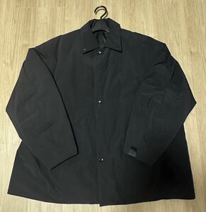 試着のみN.HOOLYWOOD HOODIE SHORT BALMACAAN COAT BLACK 40エヌハリウッド 尾花大輔 コート ジャケット